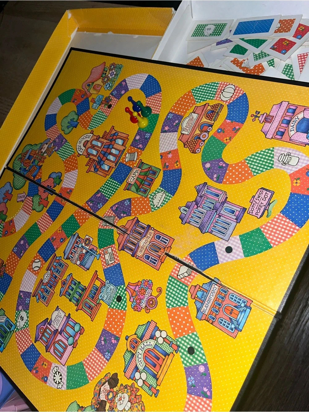 The Road to the Patchwork Forest Calico Crossings Board Game from Current